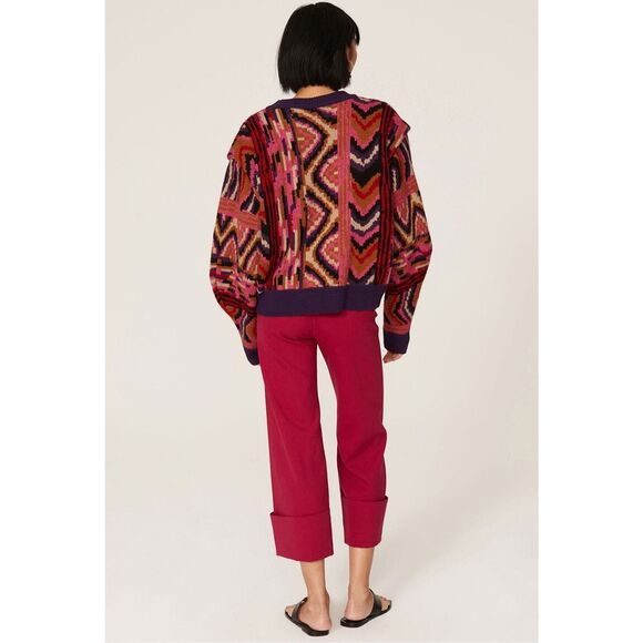 FARM Rio Striped Patchwork Sweater 💘 - Picture 12 of 12